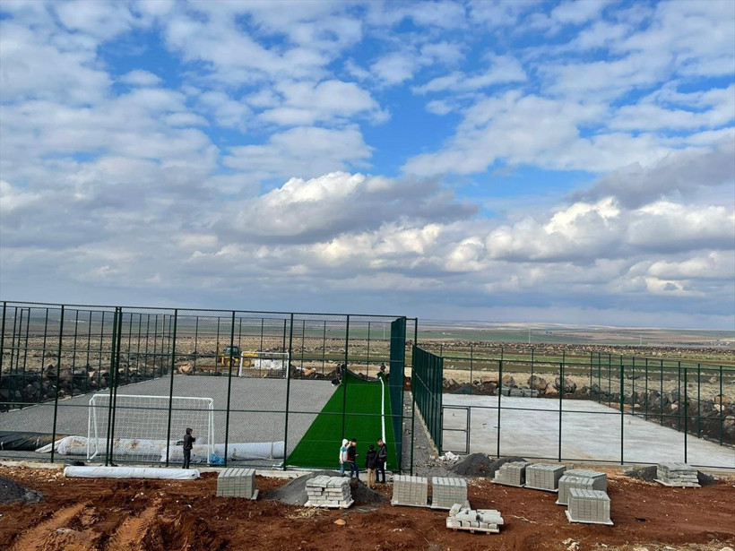 Bakan söz vermişti! Viranşehir'de tenis kortu 1 buçuk ayda tamamlandı - Resim: 4