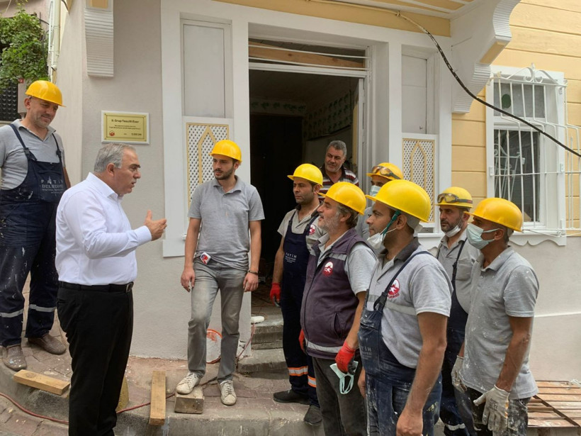 Tarihi Zeyrek Evleri yenileniyor: Bir geleneği yaşatıyoruz, evler eski ihtişamına kavuşuyor - Resim: 4