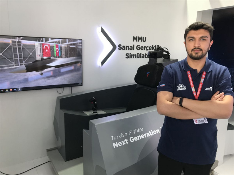 Milli savaş uçağı sanal olarak uçmaya başladı TUSAŞ gerçeklik simülatörünü ilk kez sergiledi - Resim: 4