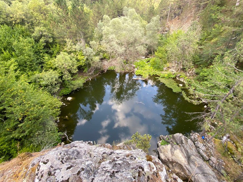 Kastamonu Taşköprü'de görenler mest oluyor! Ağaçların arasında saklı havuz - Resim: 4