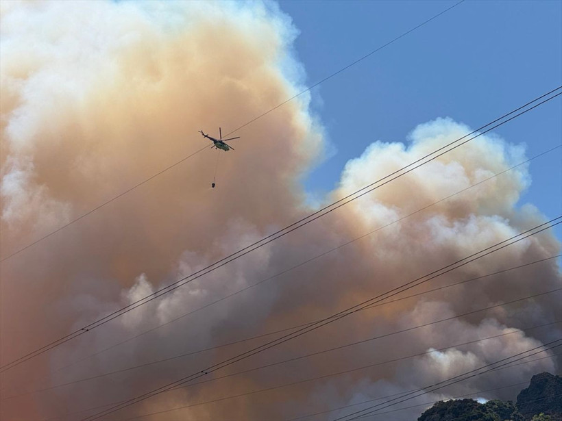 Sakarya'da yeni yangın çıktı! Geyve'de dumanlar gökyüzünü sardı - Resim: 1
