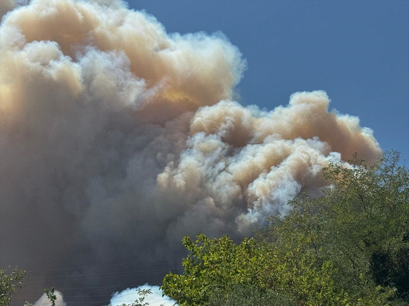Sakarya'da yeni yangın çıktı! Geyve'de dumanlar gökyüzünü sardı - Resim: 3