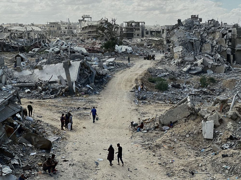 Gazze'de ateşkes sonrası evlerine dönenler büyük bir yıkımla karşılaştı - Resim: 2