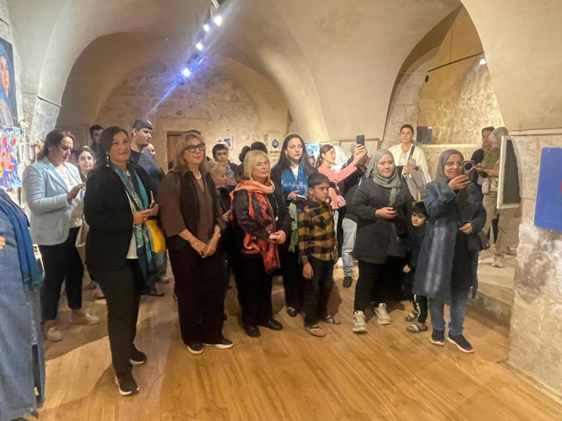 Mardinli çocuklardan dostluk ve sevgi temalı resim sergisi - Resim: 2