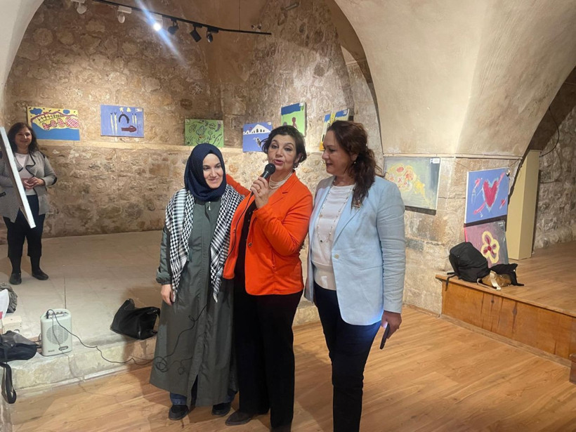 Mardinli çocuklardan dostluk ve sevgi temalı resim sergisi - Resim: 4