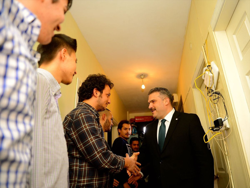 Rektör Şafak Ertan Çomaklı'dan öğrenci evine sürpriz siyaret - Resim: 1