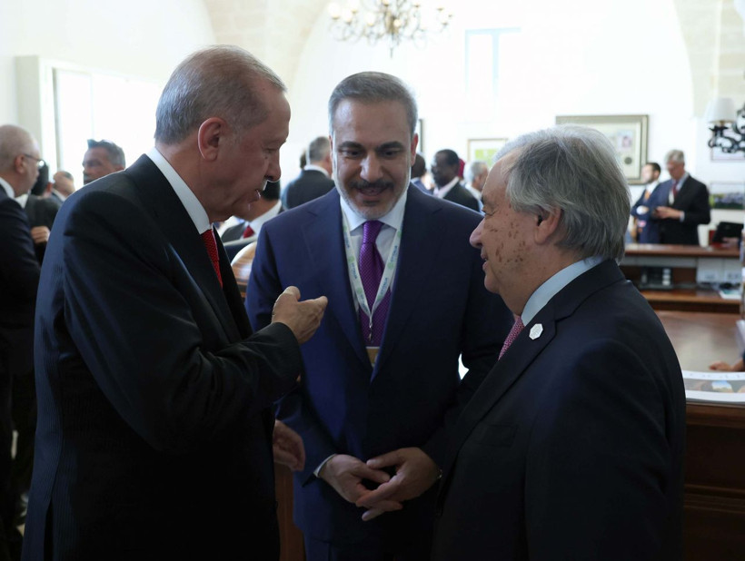 Cumhurbaşkanı Erdoğan'dan İtalya'da kritik temaslar! BAE Devlet Başkanı ile görüştü! İslam dünyasına mesaj... - Resim: 1