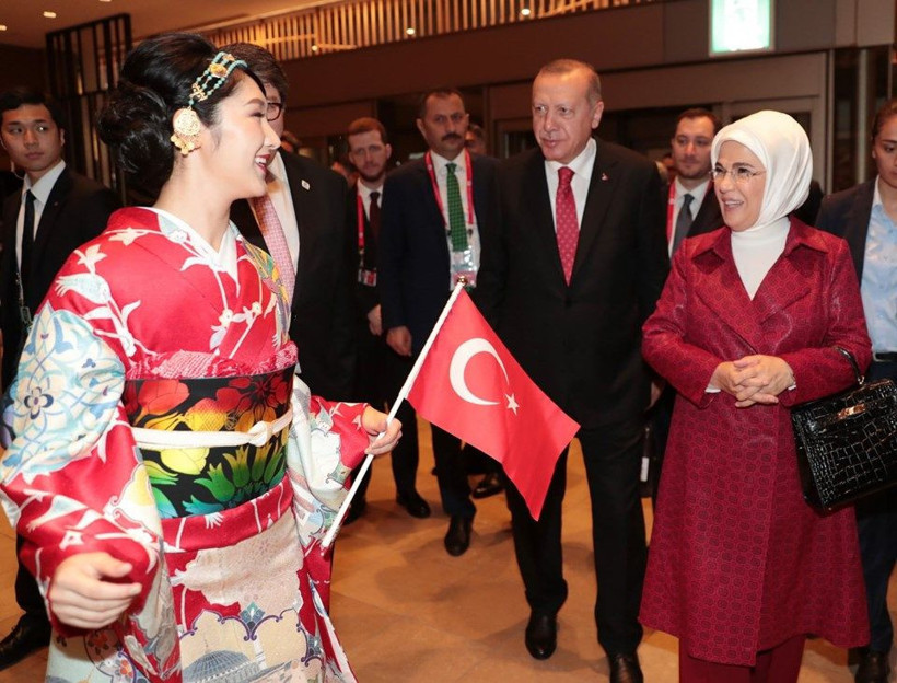 Japonya'da Cumhurbaşkanı Erdoğan'a özel kimonolu karşılama - Resim: 4