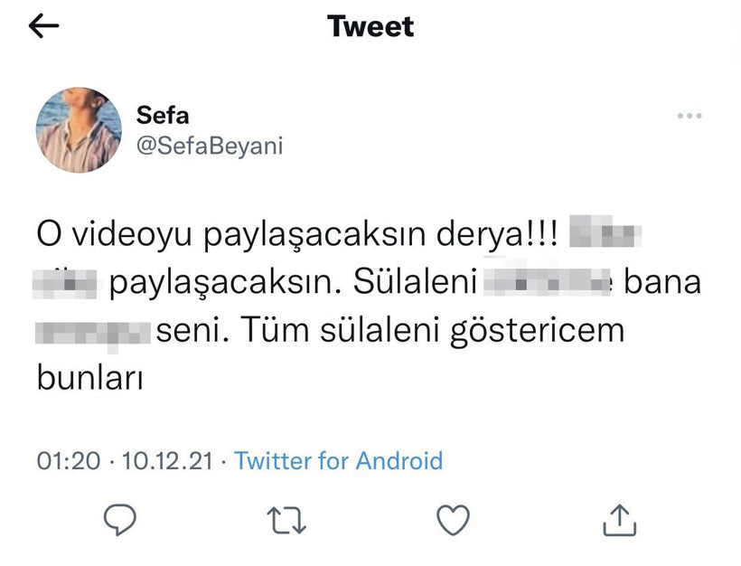 Müstehcen içeriklerde fotoğrafını kullanıp ailesine gönderdi! Tecavüz planı yaptı: Derya Kuş tacizi ifşa etti - Resim: 2