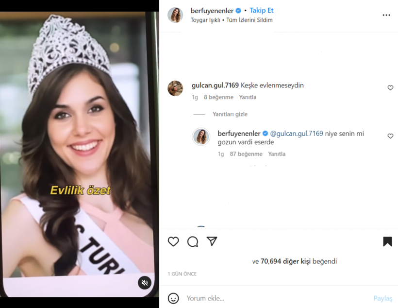 Berfu Yenenler, Eser Yenenler'e gelen mesajları ifşa etti! 'Arkadaşım o etap bitti!' - Resim: 3