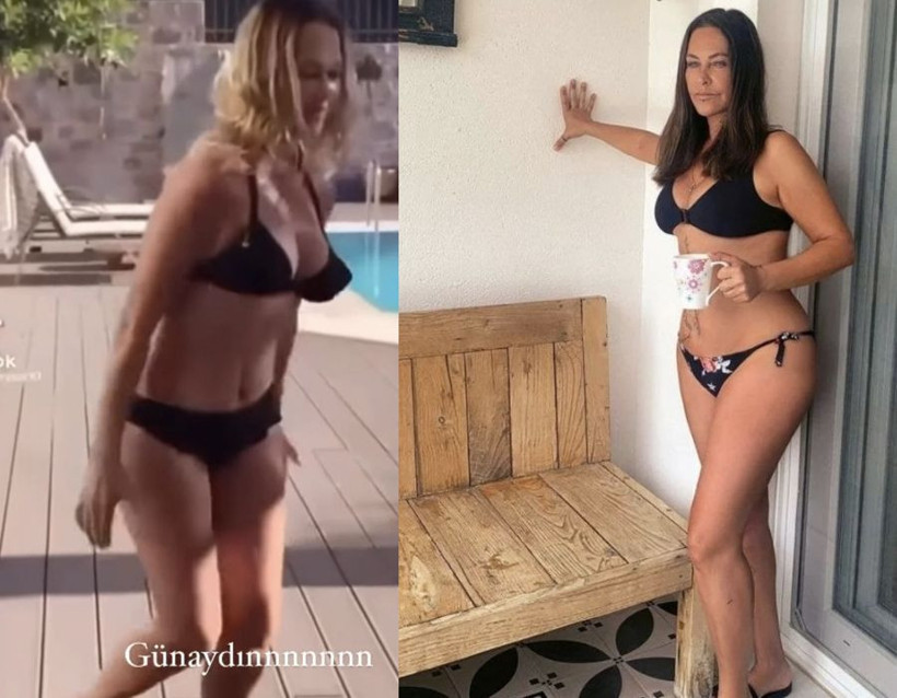 Hülya Avşar siyah bikinili videosuyla ortalığı kasıp kavurdu! Dansına bakın - Resim: 2