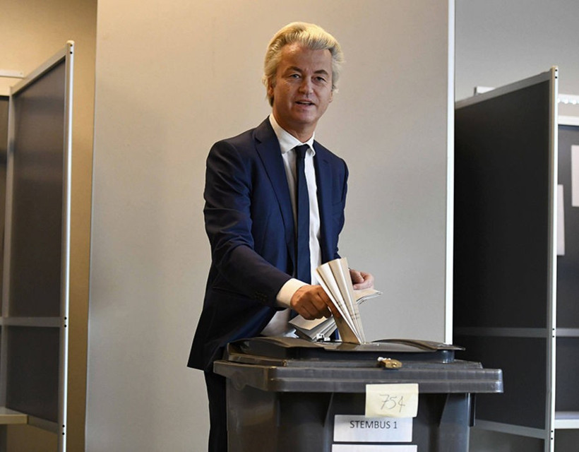 Çavuşoğlu'nun 'lale' dediği Geert Wilders böyle oy kullandı! - Resim: 2