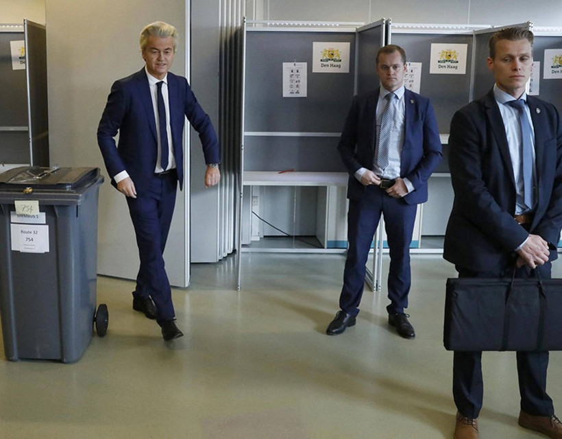 Çavuşoğlu'nun 'lale' dediği Geert Wilders böyle oy kullandı! - Resim: 3