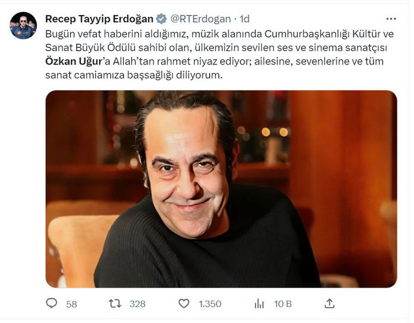 MFÖ Özkan Uğur hayatını kaybetti! Siyaset ve sanat dünyasından taziye mesajları yağıyor - Resim: 3