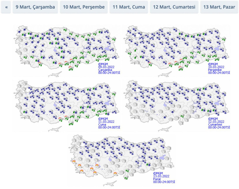 Yarın geliyor meteoroloji haberi duyurdu İstanbul ve tüm Türkiye'de yoğun kar var - Resim: 2