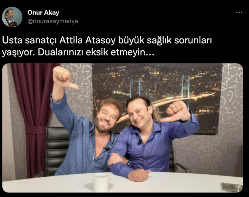 Ünlü sanatçı Atilla Atasoy'dan kötü haber! 'Ciddi sağlık sorunları yaşıyor' - Resim: 1