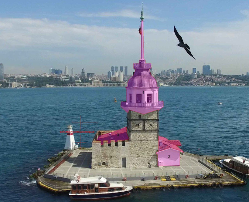 Kız Kulesi işte böyle olacak? Kız Kulesi'nin restorasyondan sonraki halinin fotoğrafını paylaştı - Resim: 2