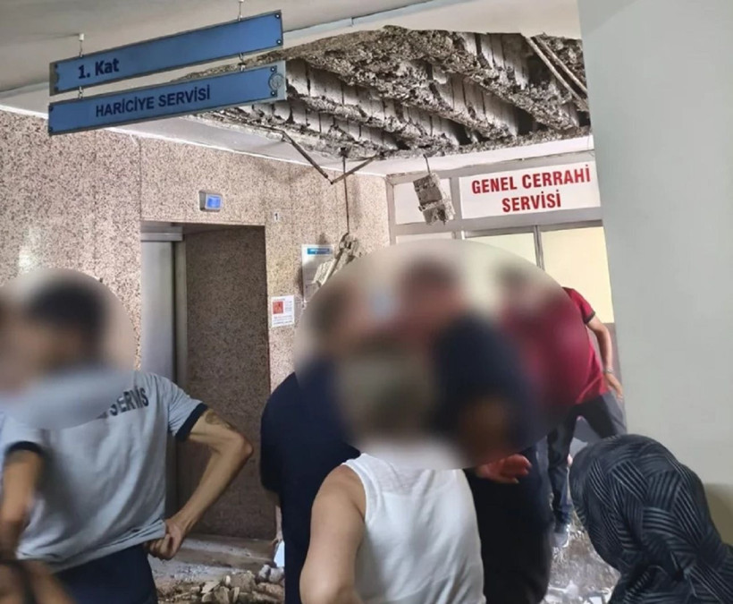 Çürük raporu olmasına rağmen hizmet veriyordu! O hastanesinin tavanı çöktü - Resim: 1