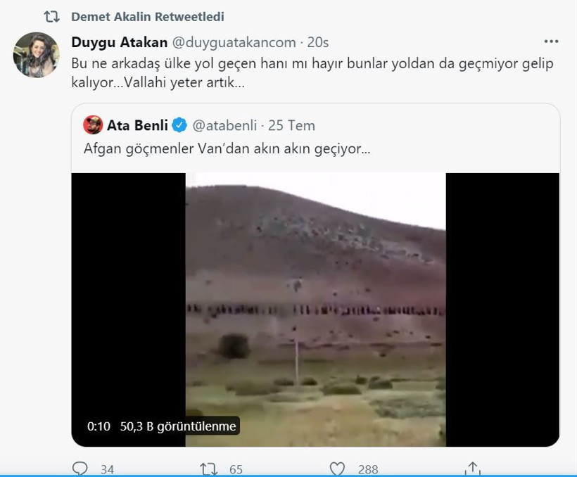 Demet Akalın'dan 'Afgan mülteci' tepkisi... Twitter'dan isyan etti! - Resim: 4