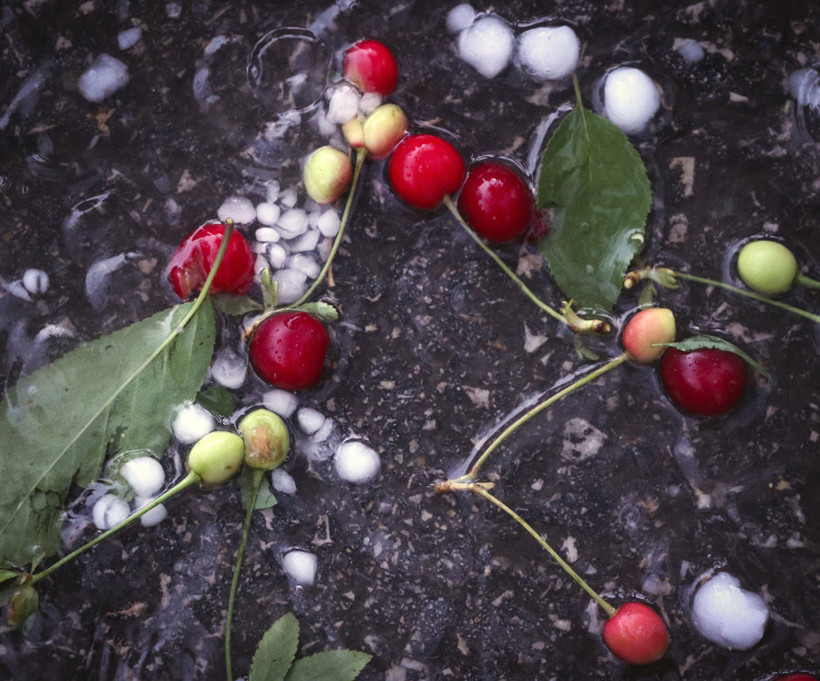 Taş gibi yağdı İstanbul'u hatırlattı! Araçlarını böyle kapattılar - Resim: 3