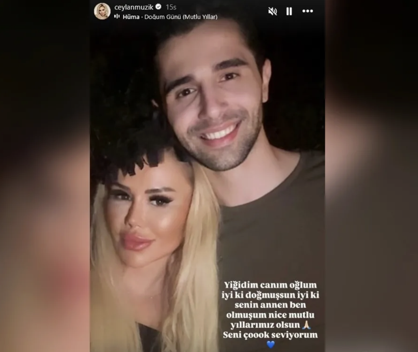 Ekranlardan uzak b&uuml;y&uuml;t&uuml;yordu! Ceylan&rsquo;ın oğlu artık kocaman oldu... - Resim: 3