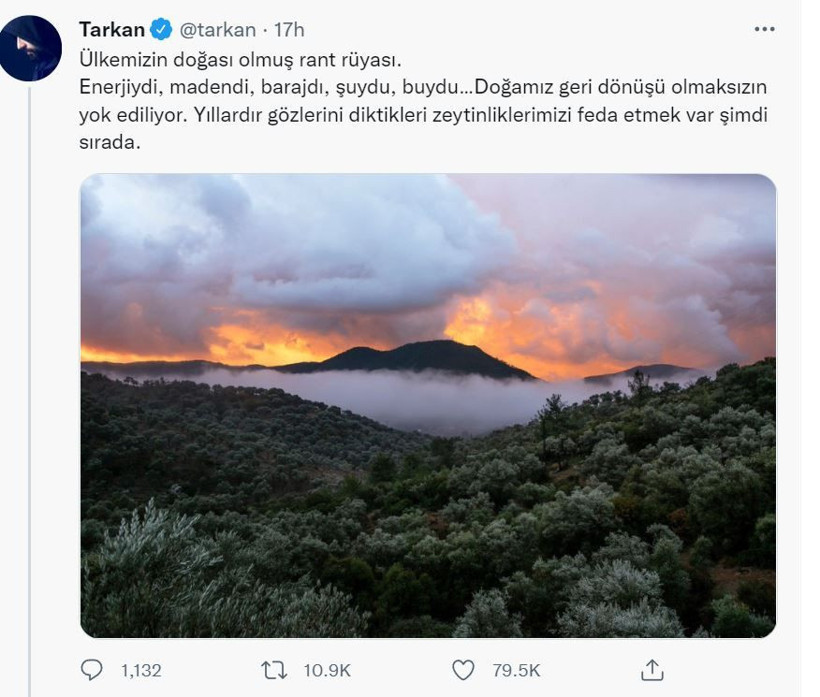 Tarkan'dan 'zeytinlik' tepkisi! Zam ve savaşa bakarken Resmi gazeteyle zeytinlikler gitti - Resim: 4