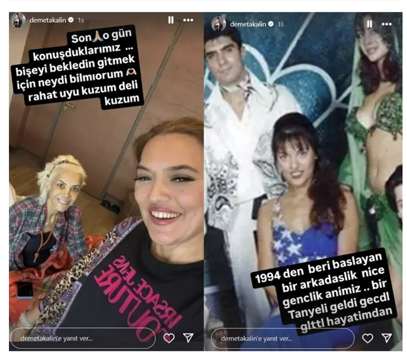 Tanyeli'nin vefatı sonrası ünlüler peş peşe paylaşım yaptı: Sırlarınla gittin buradan - Resim: 4