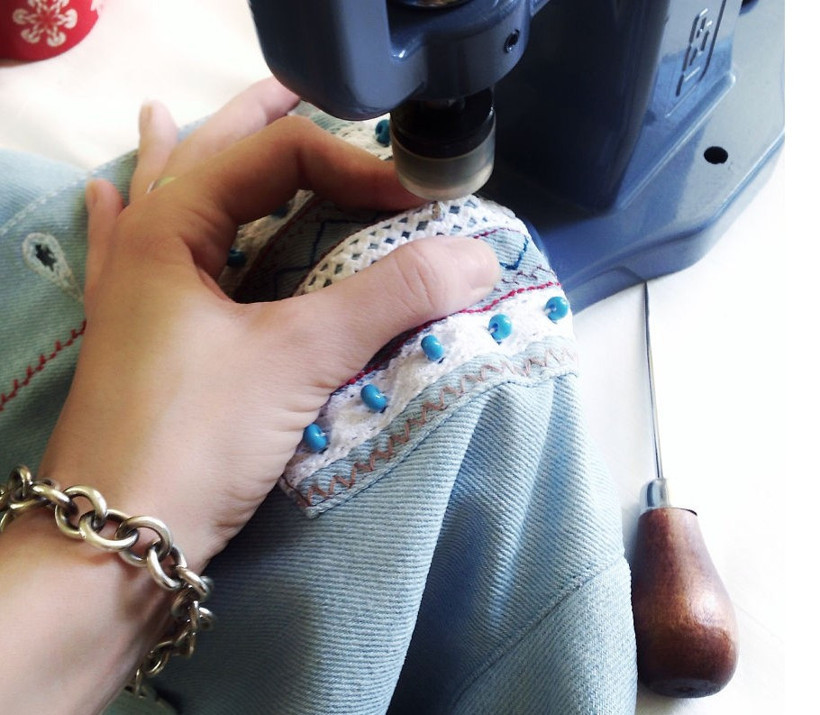 Evde yapabileceğiniz çok şık kot ceketler! - Resim: 4