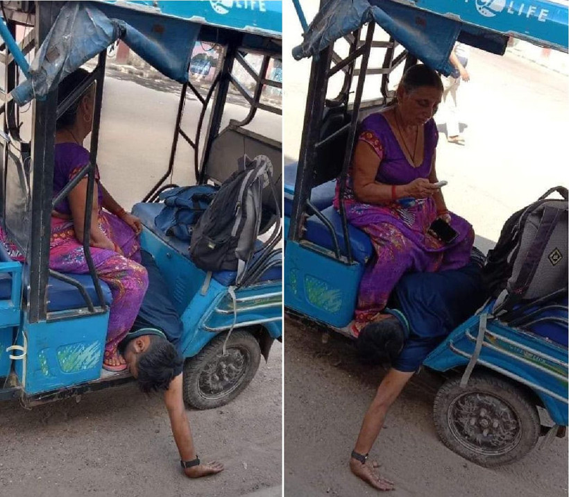 Hindistan'dan korkunç görüntüler geldi! Cenazeler yakılmak için kuyruk oldu oğlunu sürüyerek taşıdı - Resim: 1