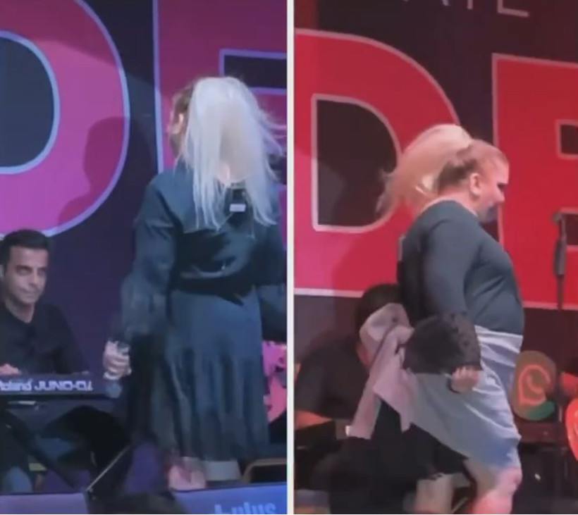 Kibariye eşi Ali Küçükbalçık kıskandı diye beline masa örtüsü taktı - Resim: 3