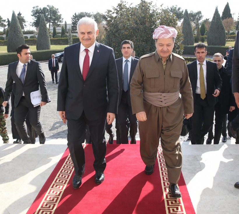 Başbakan Yıldırım Barzani ile görüştü - Resim: 1