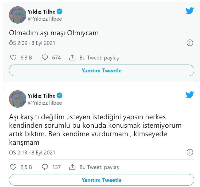 Yıldız Tilbe aşı oldu mu o iddialara Twitter'dan yanıt - Resim: 3