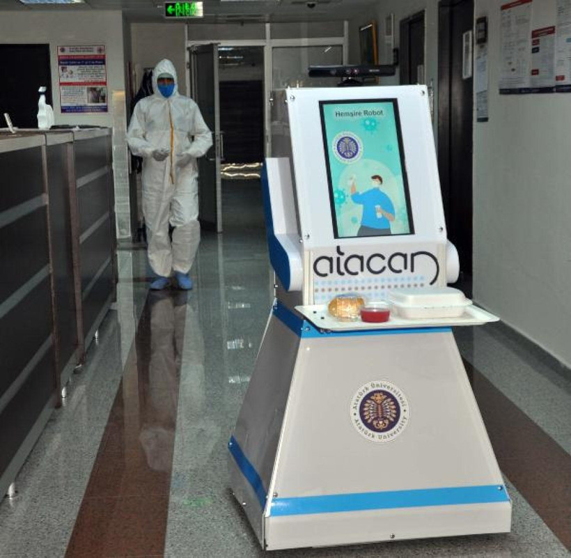 Erzurum Araştırma Hastanesi'nde korona robotu Atacan hastaların hizmetine başladı - Resim: 4