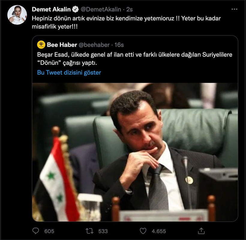 Demet Akalın Suriyeli sığınmacıları kovdu! 'Af çıktı bu kadar misafirlik yeter!' - Resim: 2