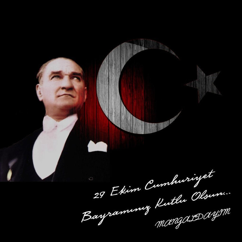 29 Ekim mesajları 2020 resimli kısa görselli Cumhuriyet Bayramı mesajları - Resim: 2