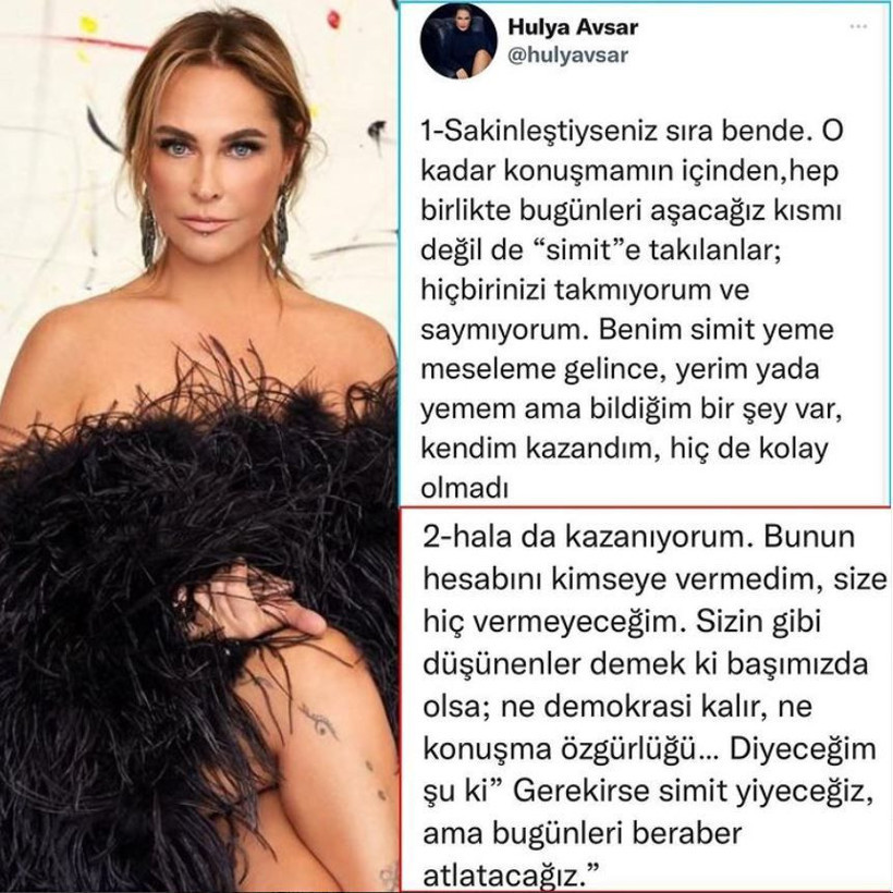 Hülya Avşar'dan 'simit' lincine günler sonra ilk yanıt: Sakinleştiyseniz, sıra bende! - Resim: 3