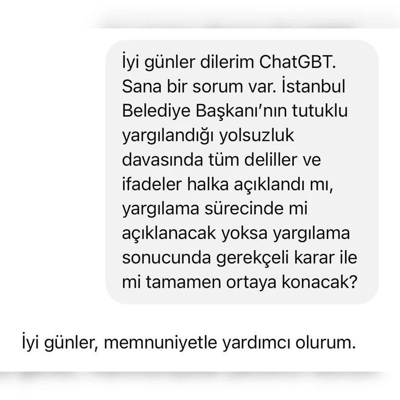 Deniz Uğur Gülener'den ChatGPT'li tepki: 'Devlet yanlısıyım' - Resim: 2
