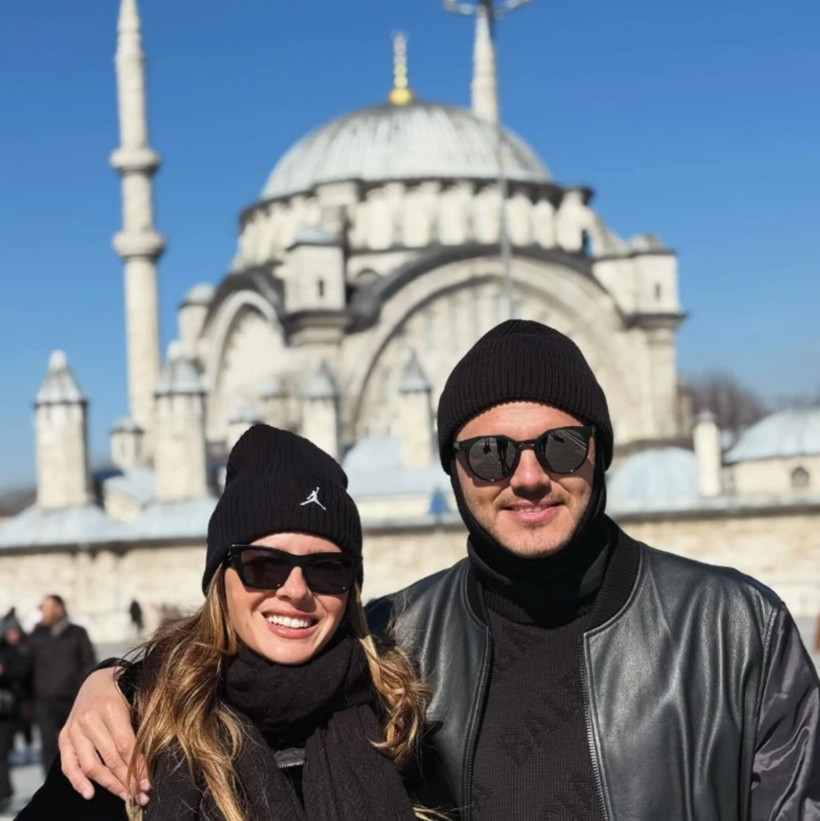 Icardi ve sevgilisi İstanbul'da turladı futbolcunun tanınmamak için aldığı önlem çok konuşuldu - Resim: 3
