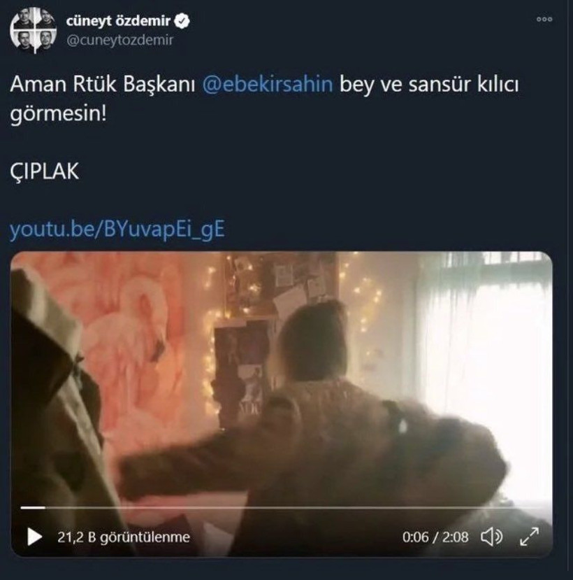 Cüneyt Özdemir RTÜK'ü etiketledi tweet attı Blu TV Çıplak dizisini kaldırdı - Resim: 3