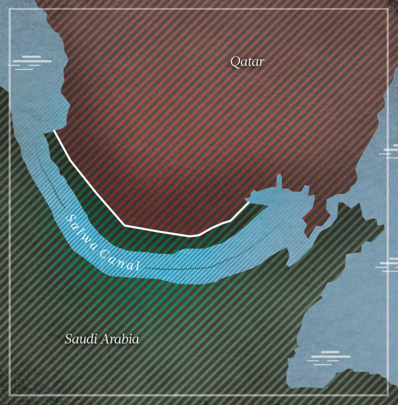 Katar'ın karayla bağlantısı kopacak ada olacak - Resim: 4