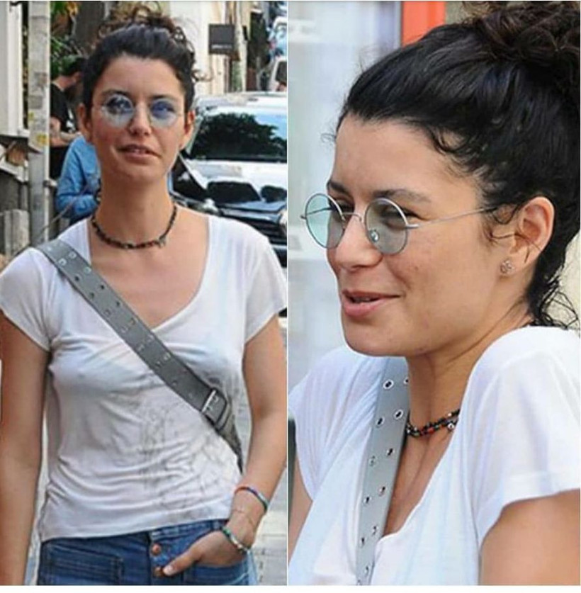 Beren Saat'in göğüs ucu göründü kıyafet tercihi olay oldu! - Resim: 4