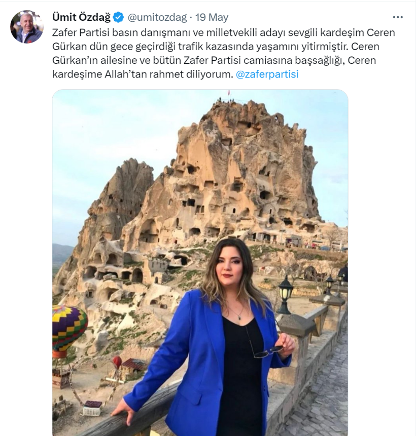 Ümit Özdağ kahkaha atarken basın danışmanı gözyaşlarıyla toprağa verildi! Törene katılmadı... - Resim: 2