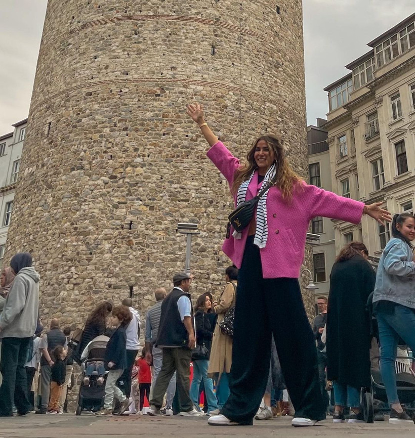 Zeynep Tokuş deniz kenarında öyle bir hareket yaptı ki! Bu nasıl vücut? - Resim: 2