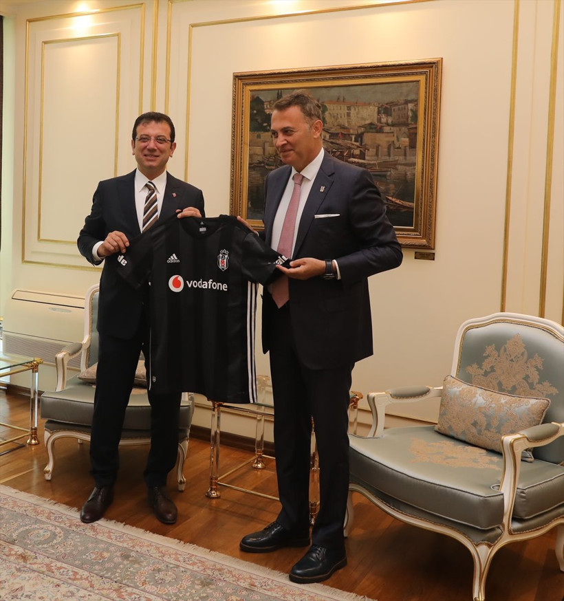 Beşiktaş'tan Ekrem İmamoğlu'na ziyaret - Resim: 4