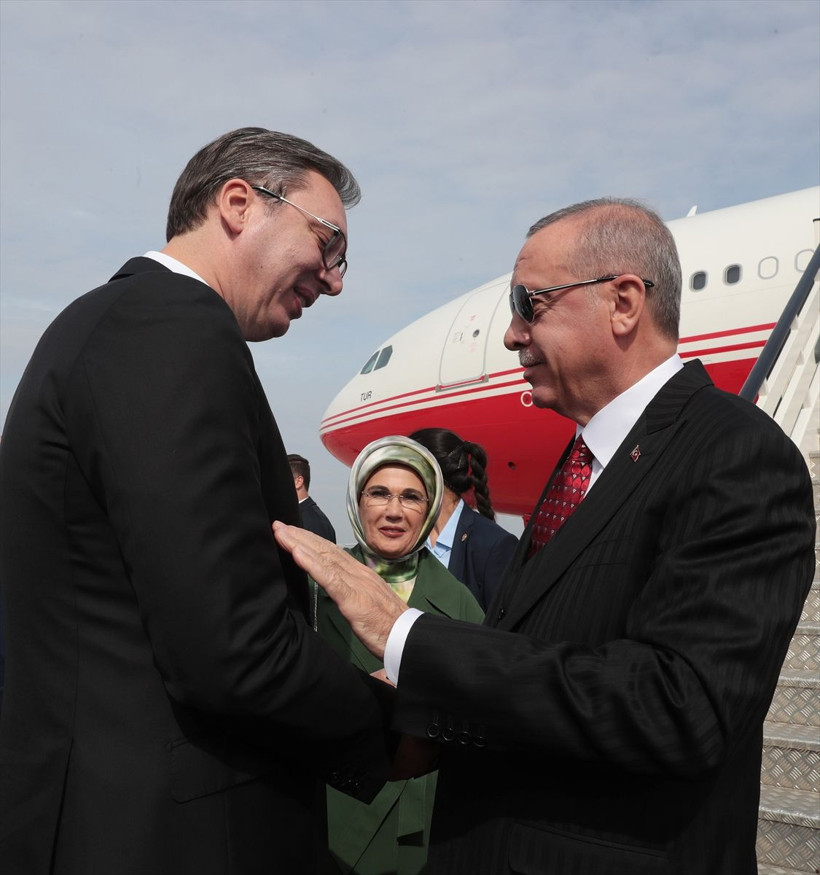 Cumhurbaşkanı Recep Tayyip Erdoğan Sırbistan'da - Resim: 1