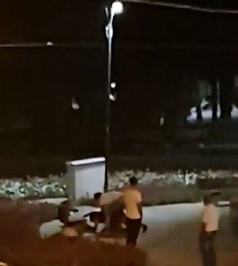Antalya'da parkta bir kadın tekme tokat dövüldü! Onlar sadece izledi - Resim: 4