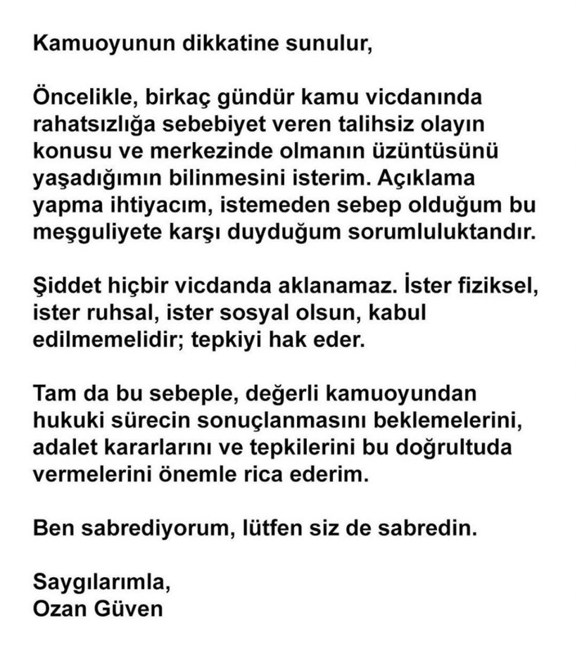 Ozan Güven fotoğrafını paylaşıp bakın ne yazdı Deniz Bulutsuz'u dövüp darp raporu aldı - Resim: 3