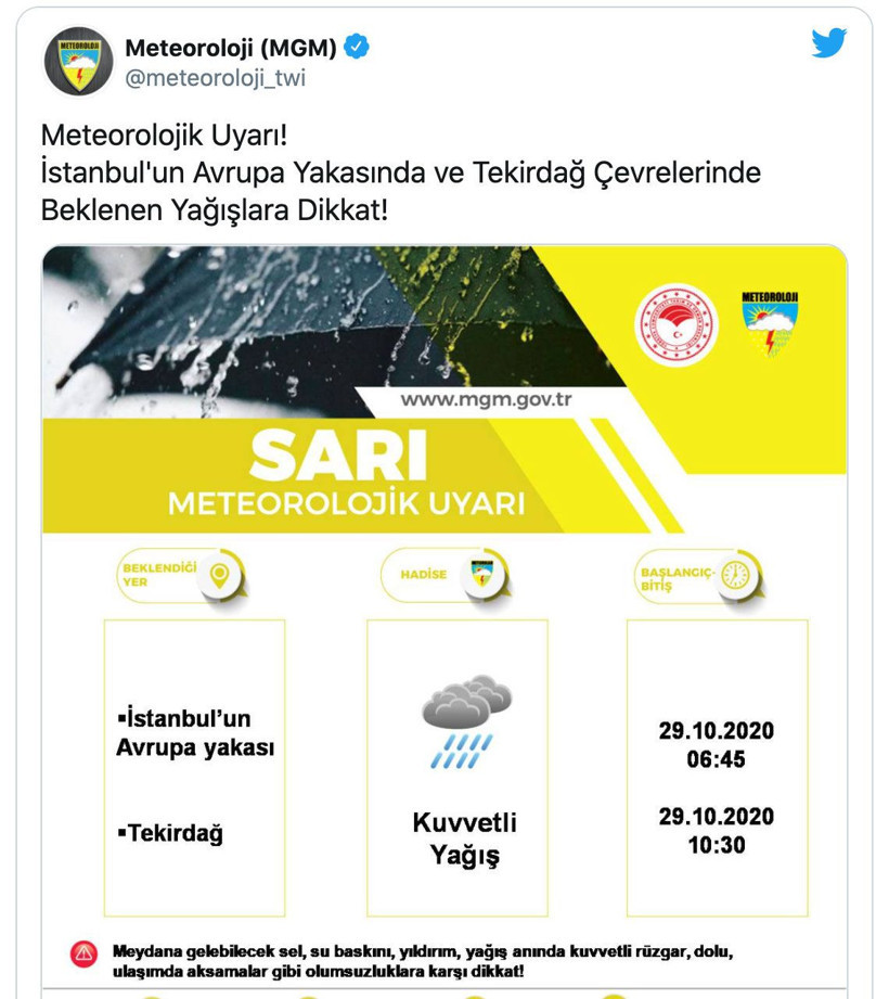 İstanbul için 'Sarı Alarm' verildi! Gök yarıldı bardaktan boşanır gibi yağıyor - Resim: 4