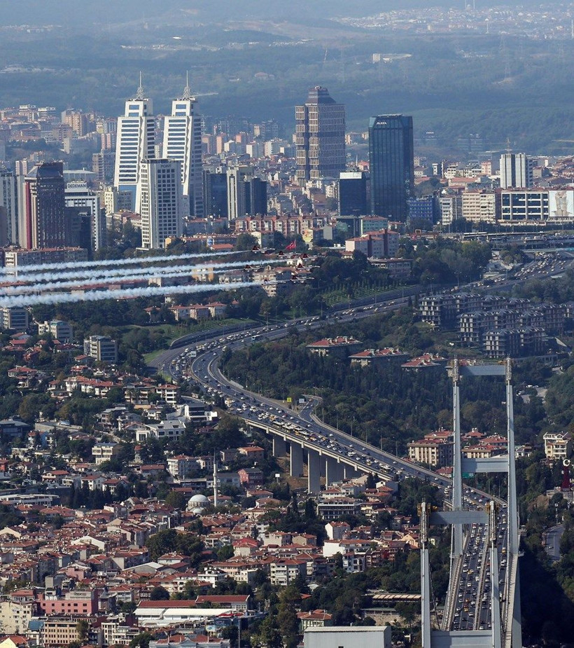 Türk Yıldızları'ndan İstanbul Boğazı'nda nefes kesen gösteri - Resim: 3