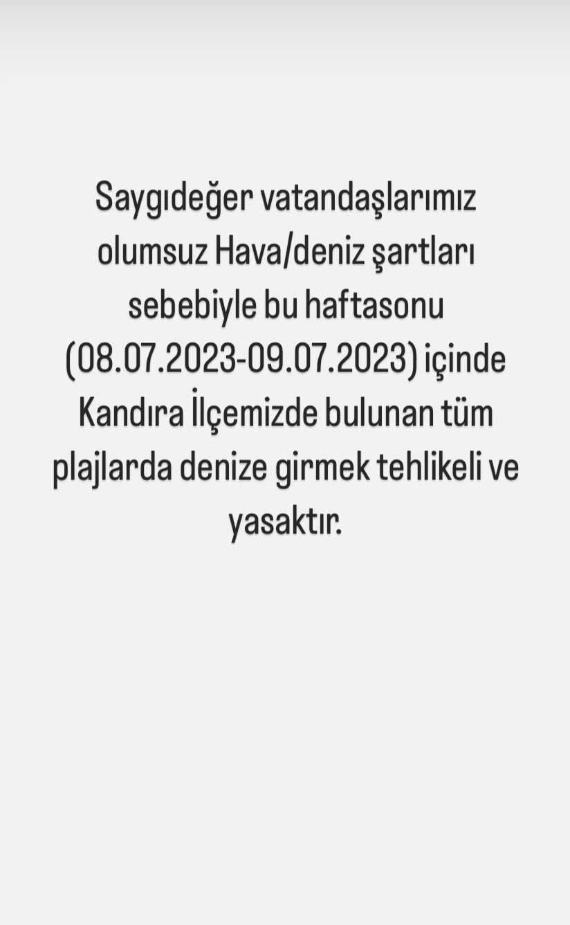Vatandaşlara peş peşe uyarı geldi! Hafta sonu denize girmek yasaklandı